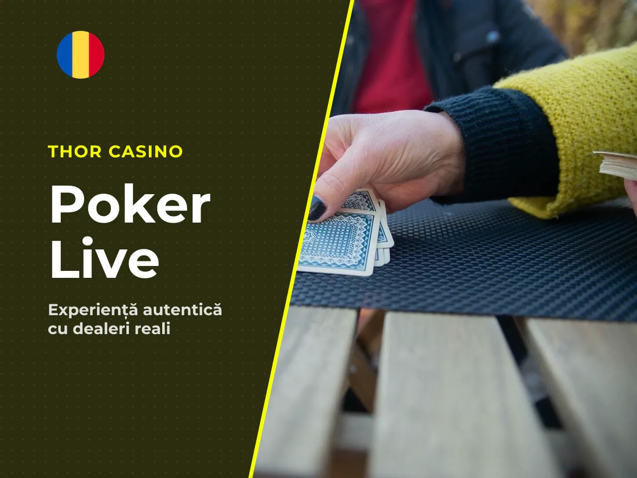 Poker live dealer și live casino