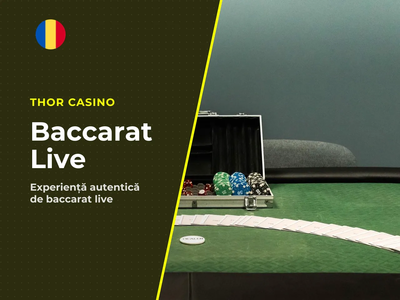 Baccarat live dealer jocul cu dealer