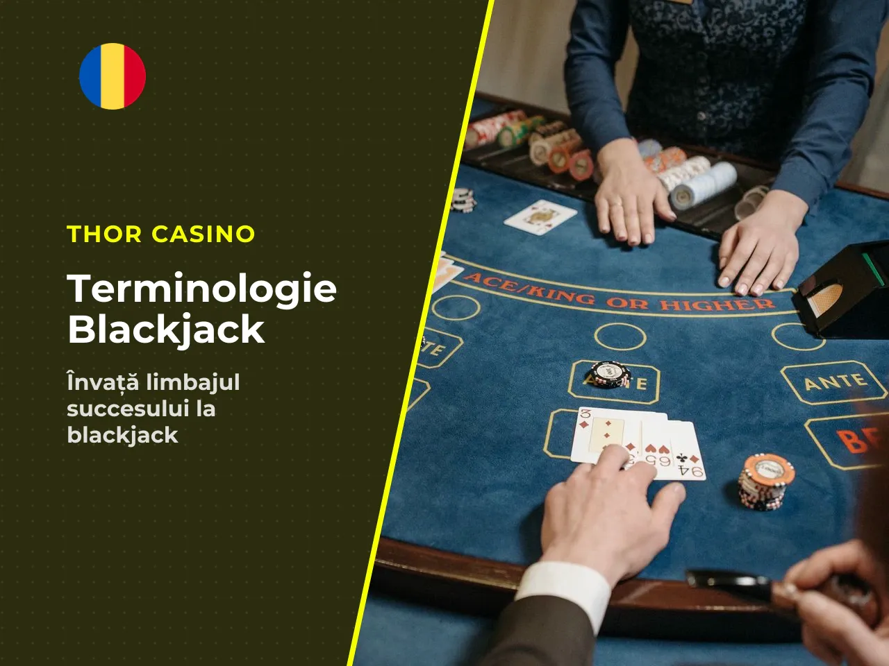 Termeni care apar în blackjack. Navigarea