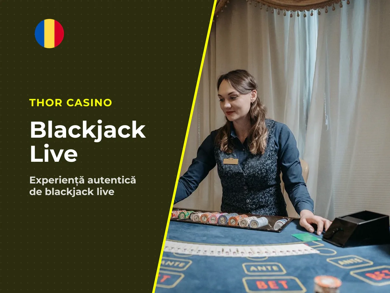 Blackjack live dealer și blackjack live