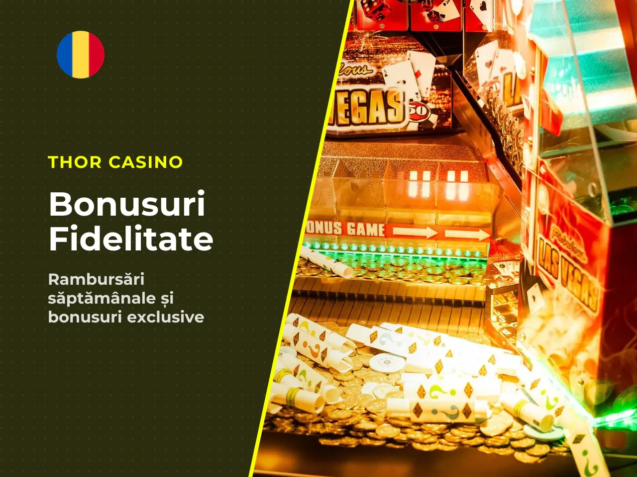 Thor Casino cashback saptamanal și alte